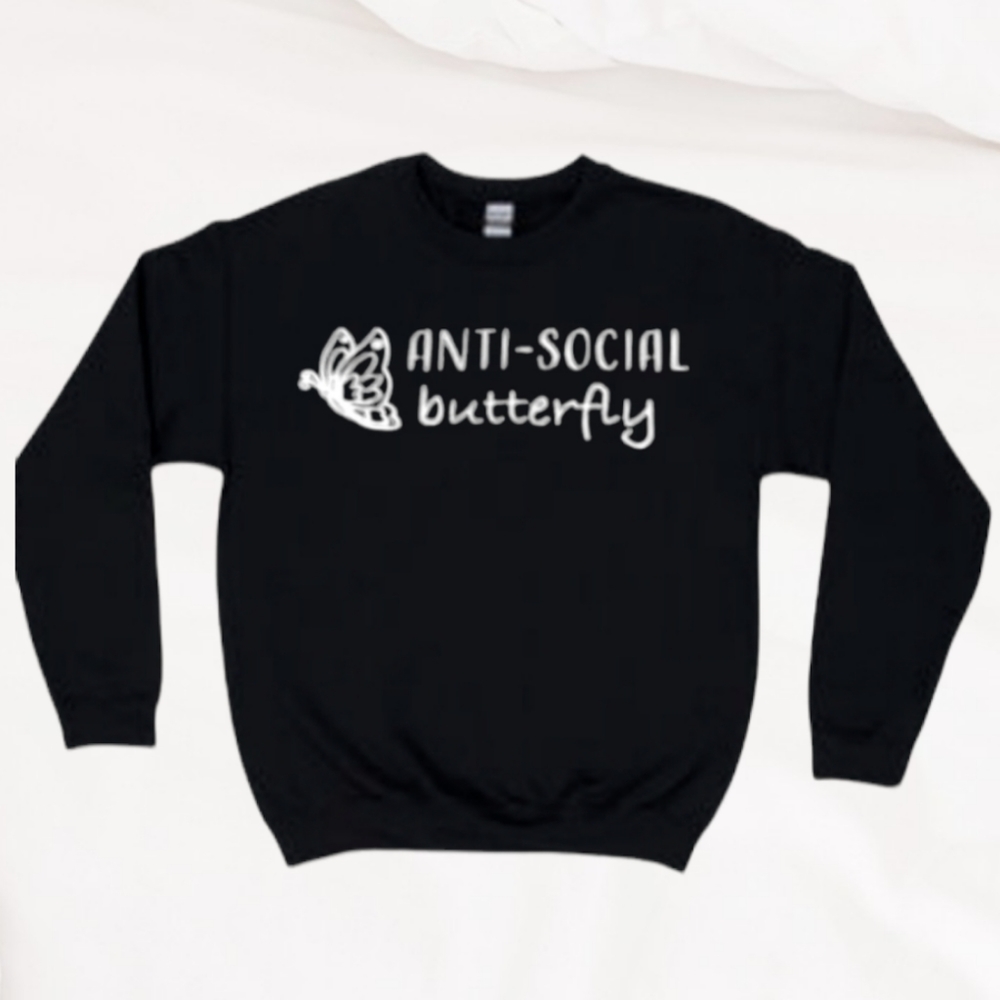 Anti-Social Butterfly Sweatshirt